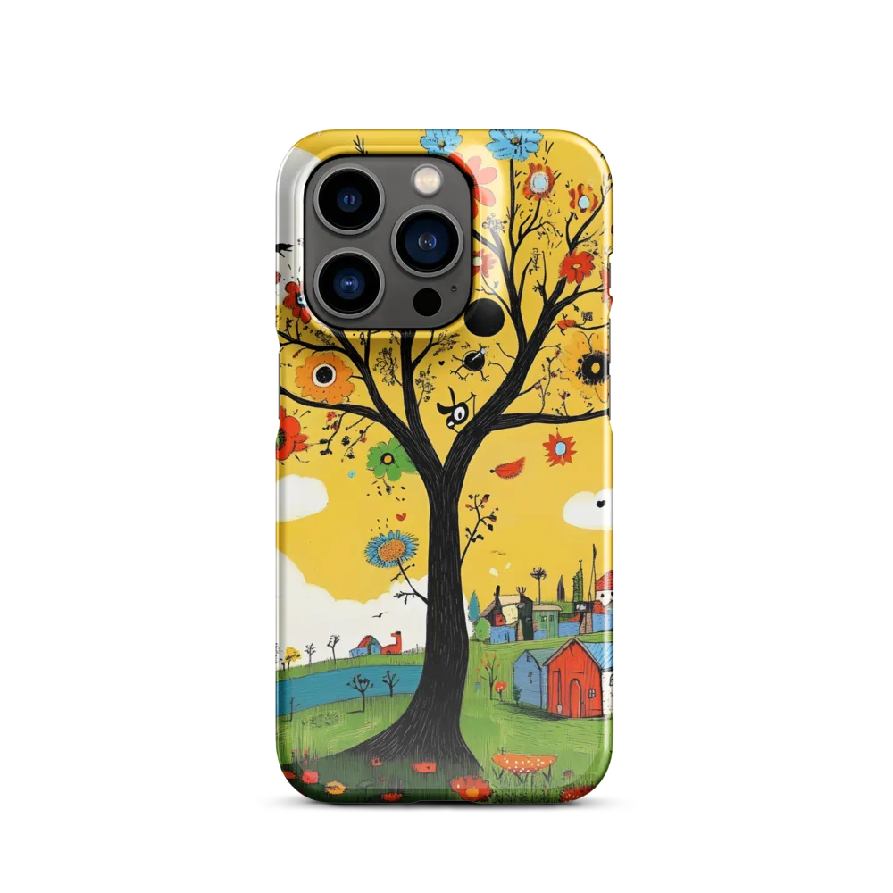Whimsical Blooms of Life | Phone Case |  14 Pro | Snap Case | Glossy