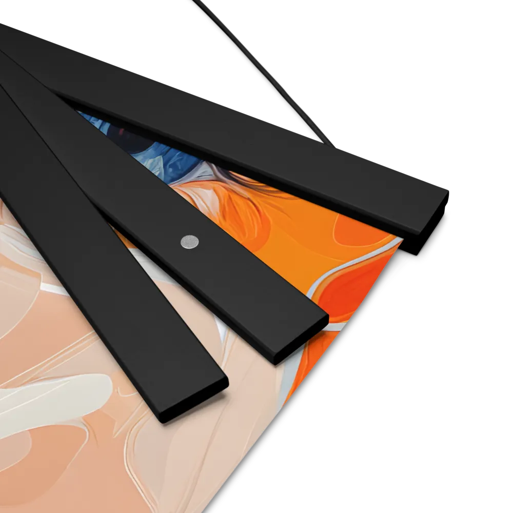 Ethereal Expressions | Poster With Black Wood Hanger | 16″×16″