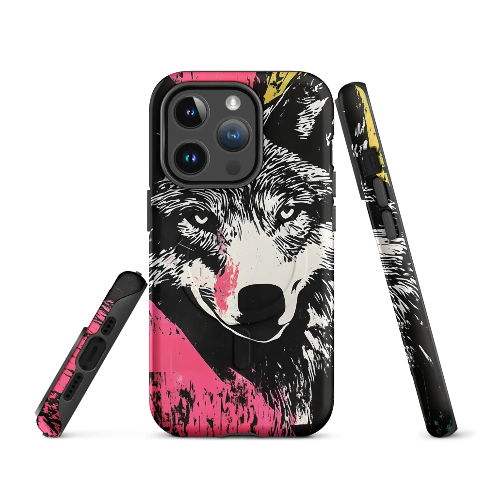Intense Gaze of the Wolf