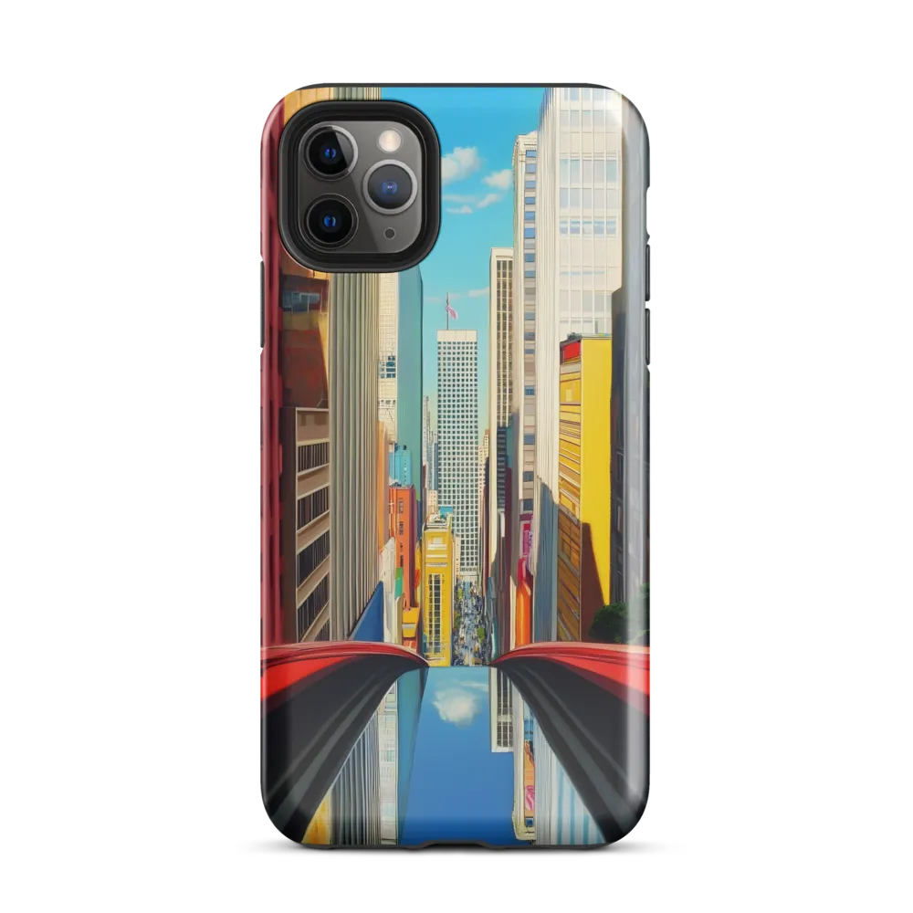 Urban Symphony: A Hyperrealistic Perspective | Phone Case |  11 Pro Max | Tough Case | Glossy