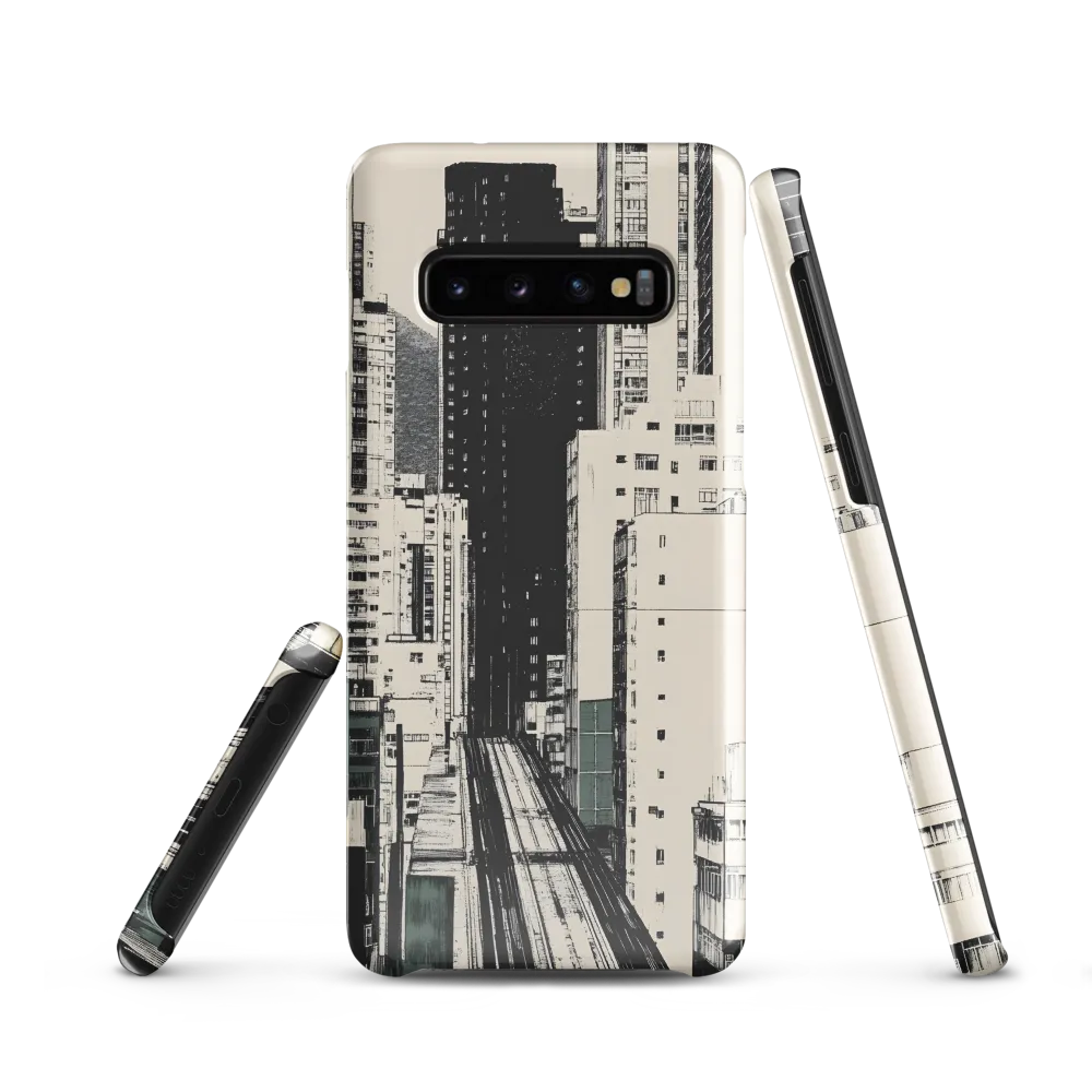 Urban Symphony: A Contemporary Cityscape | Phone Case |  S10 | Snap Case | Glossy