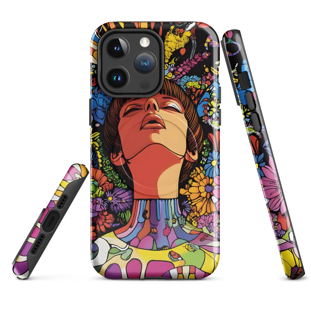 Vibrant Ecstasy: A Psychedelic Portrait