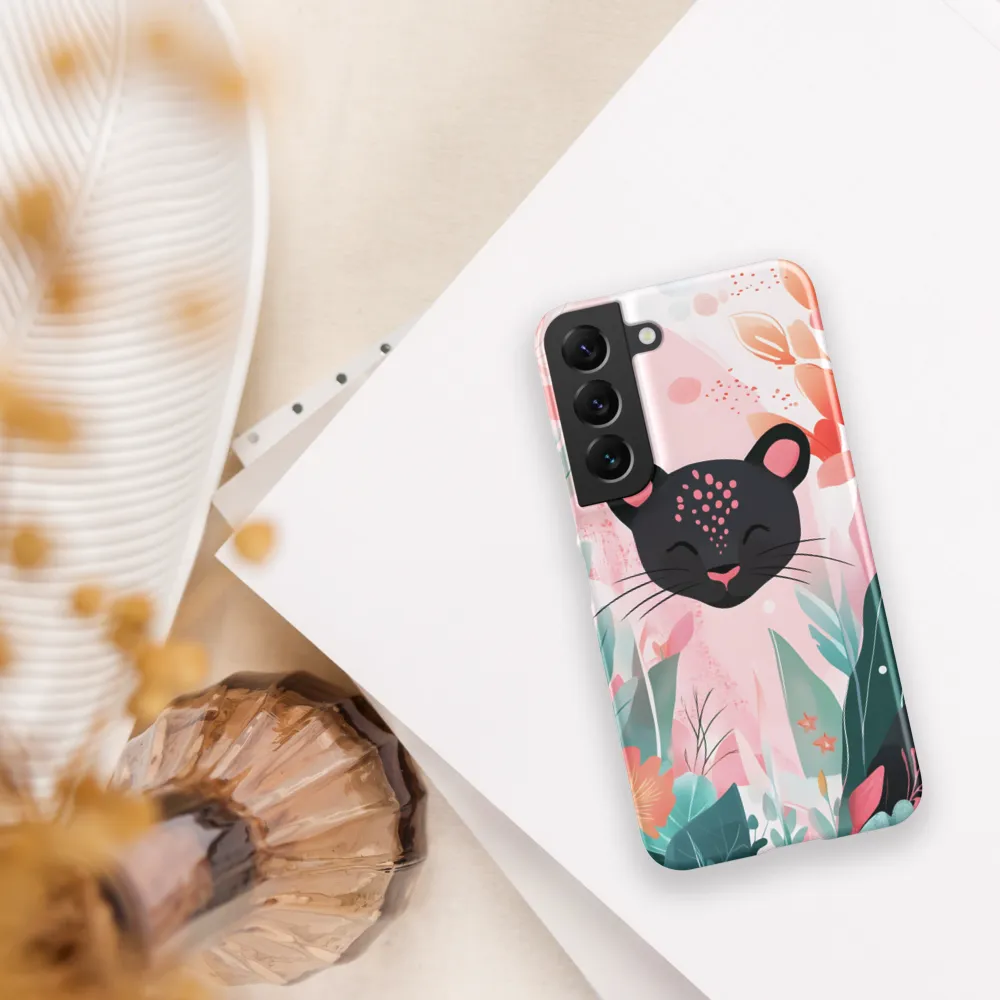Whimsical Panther in Bloom