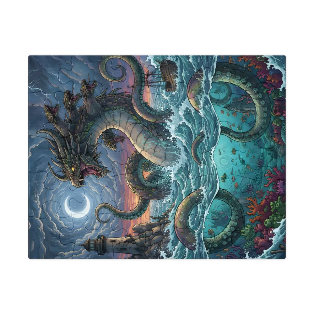Moonlit Leviathan 
 Jigsaw Puzzle in Tin Box