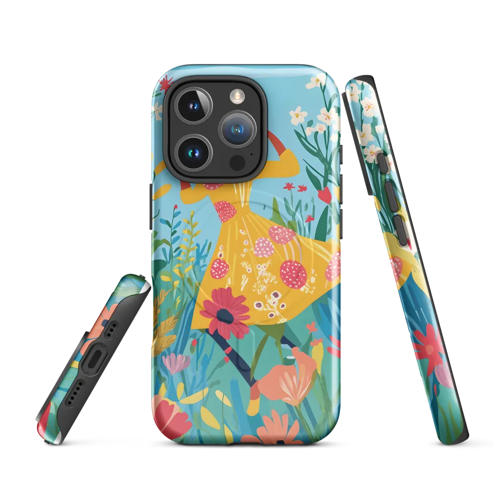 Dancing Among Blossoms | Phone Case |  16 Pro | MagSafe® Tough Case | Glossy
