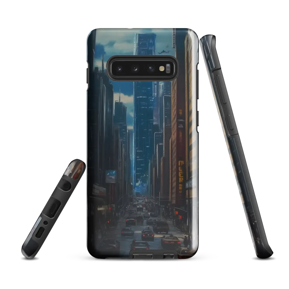 Urban Symphony: A Cityscape Reverie | Phone Case |  S10 Plus | Tough Case | Glossy