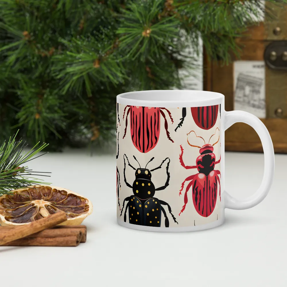 Beetle Mosaic: A Colorful Exploration of Insects | Mugs | Multiple Sizes & Colors