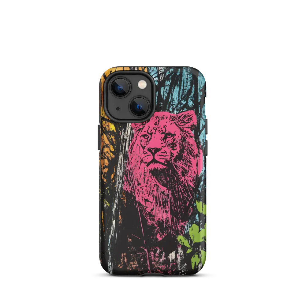 Fierce Vibrance: The Pink Lion