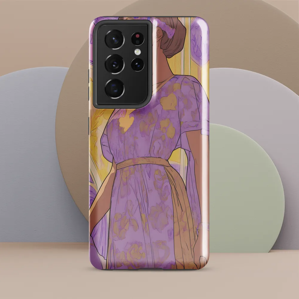 Elegance in Floral Harmony | Phone Case |  S21 Ultra | Tough Case | Glossy