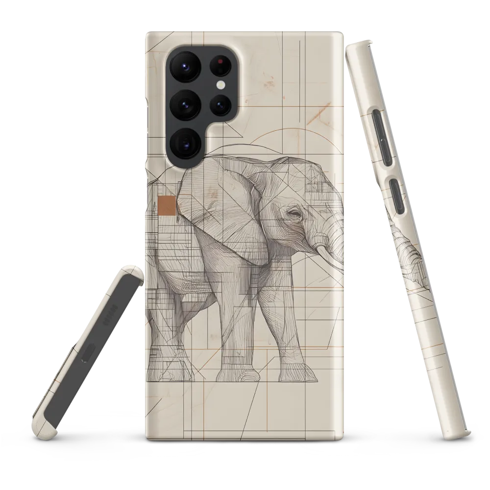 Geometric Elegance: The Steel Elephant