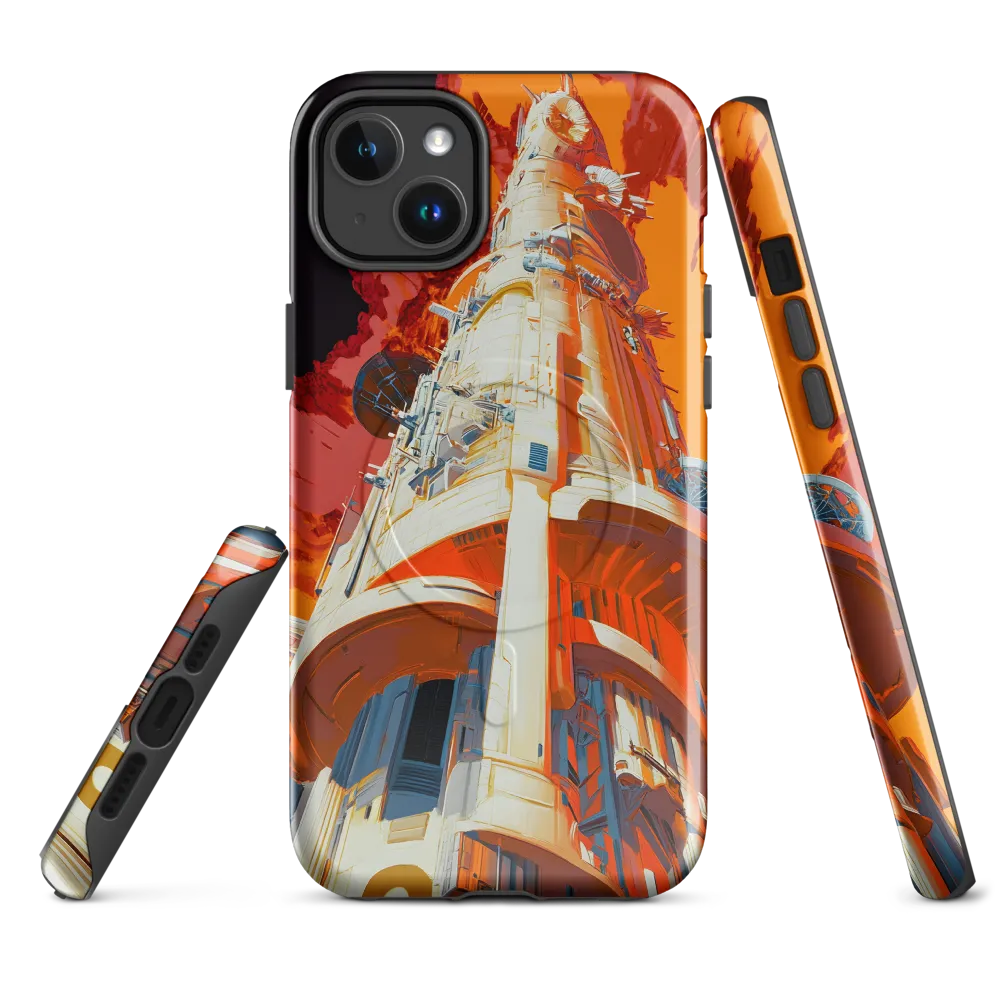 Ascendancy of the Tower | Phone Case |  14 Plus | MagSafe® Tough Case | Glossy
