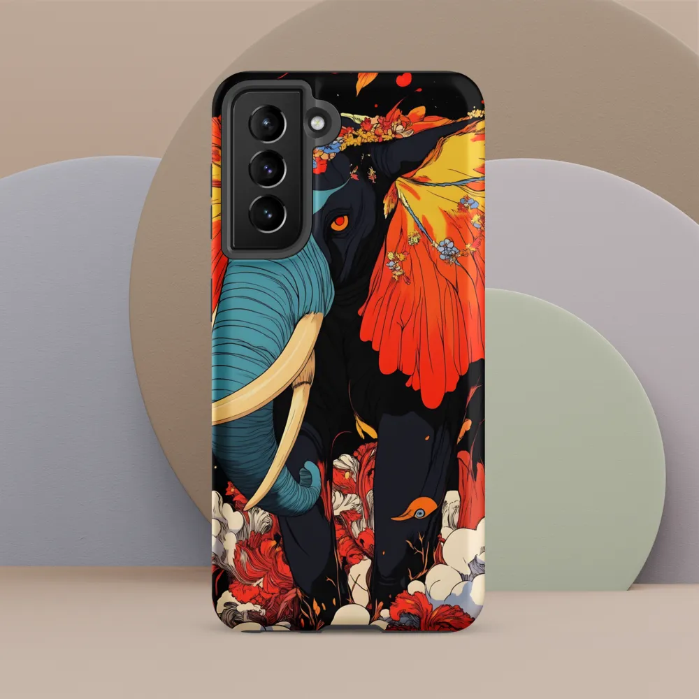 Majesty of the Floral Elephant | Phone Case |  S21 FE | Tough Case | Matte