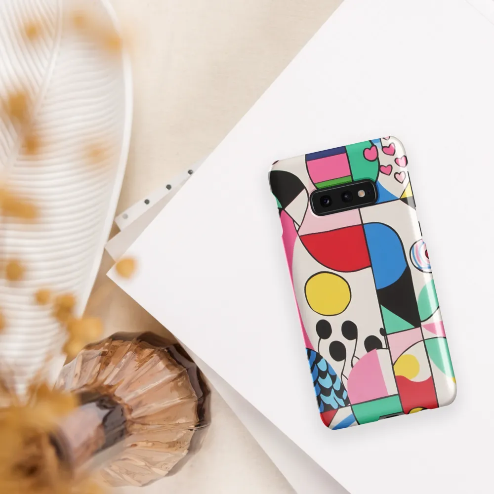 Dynamic Interplay of Shapes | Phone Case |  S10e | Snap Case | Glossy