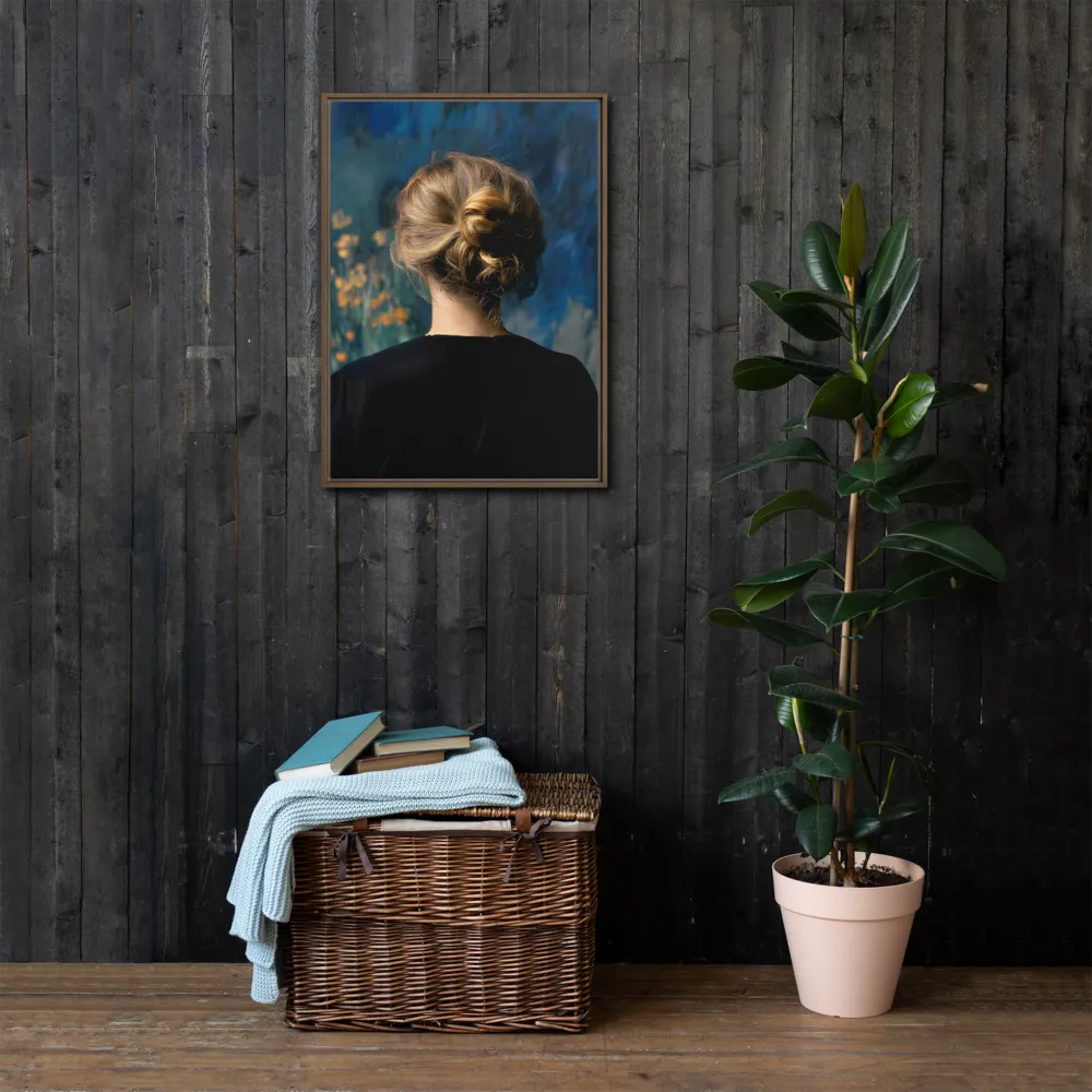 Whispers of Tranquility | Canvas with Brown Frame | 20″×28″