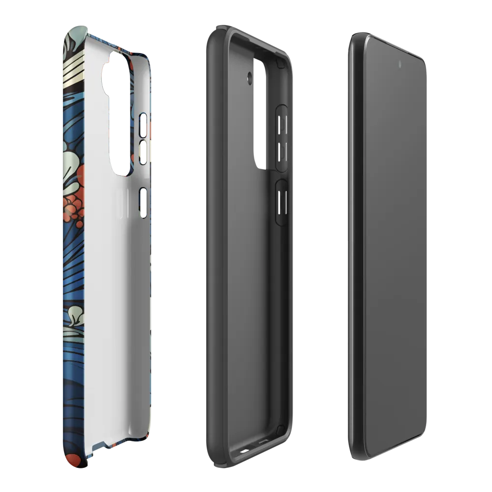 Nature's Elegance: An Oceanic Tapestry | Phone Case |  S21 Plus | Tough Case | Matte
