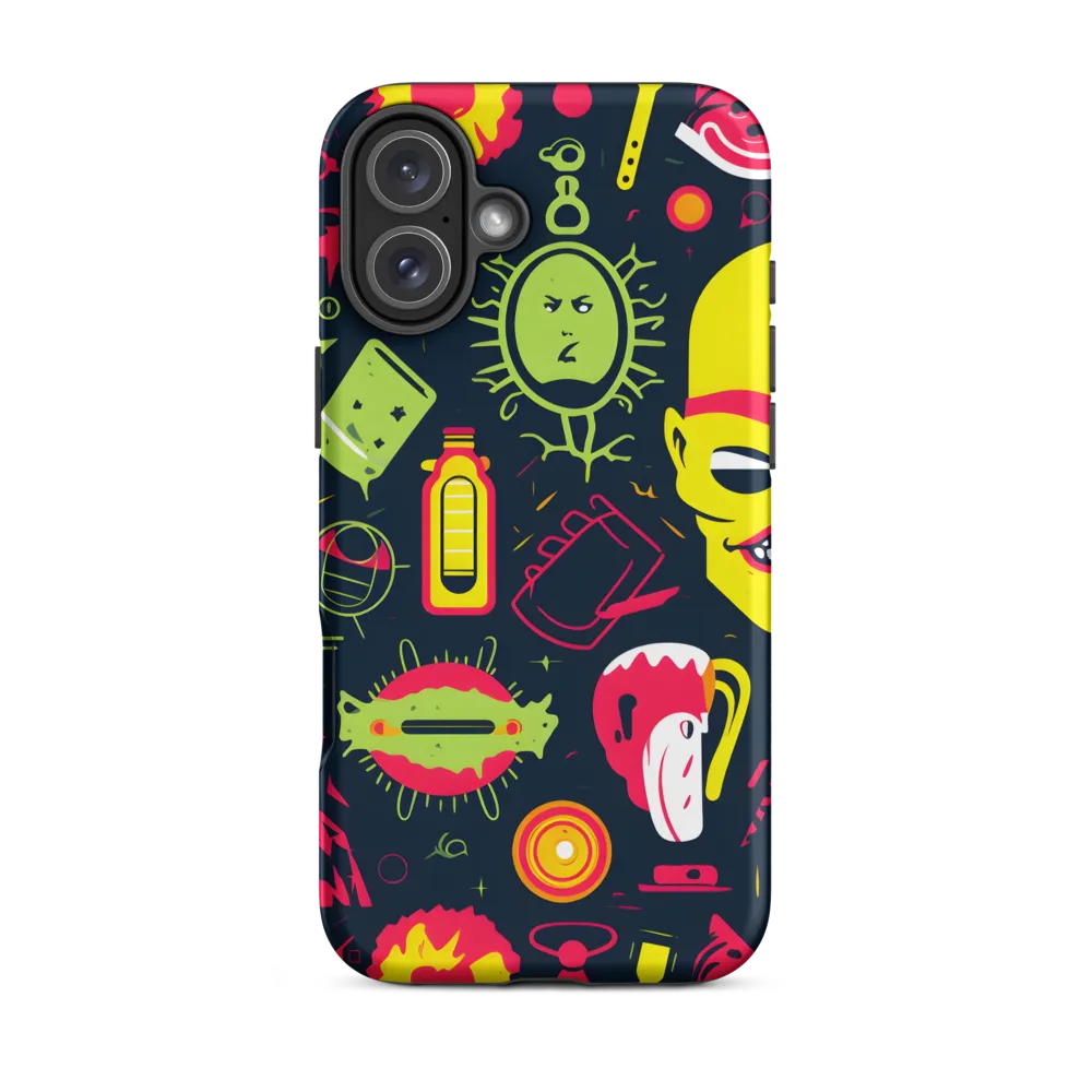 Neon Revelry: A Quirky Exploration of Modern Pop Art