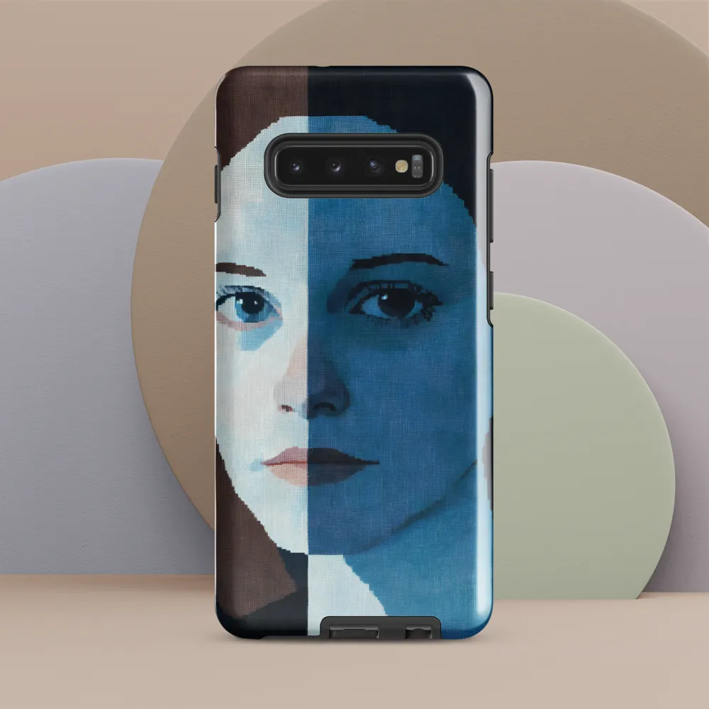 Duality in Blue | Phone Case |  S10 Plus | Tough Case | Glossy