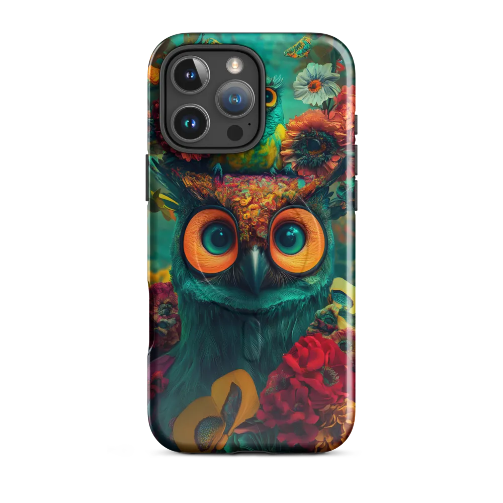 Majestic Harmony: The Floral Owl