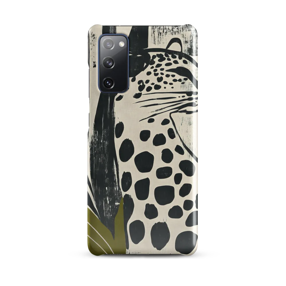 Leopard in Silhouette: A Modern Appeal | Phone Case |  S20 FE | Snap Case | Glossy