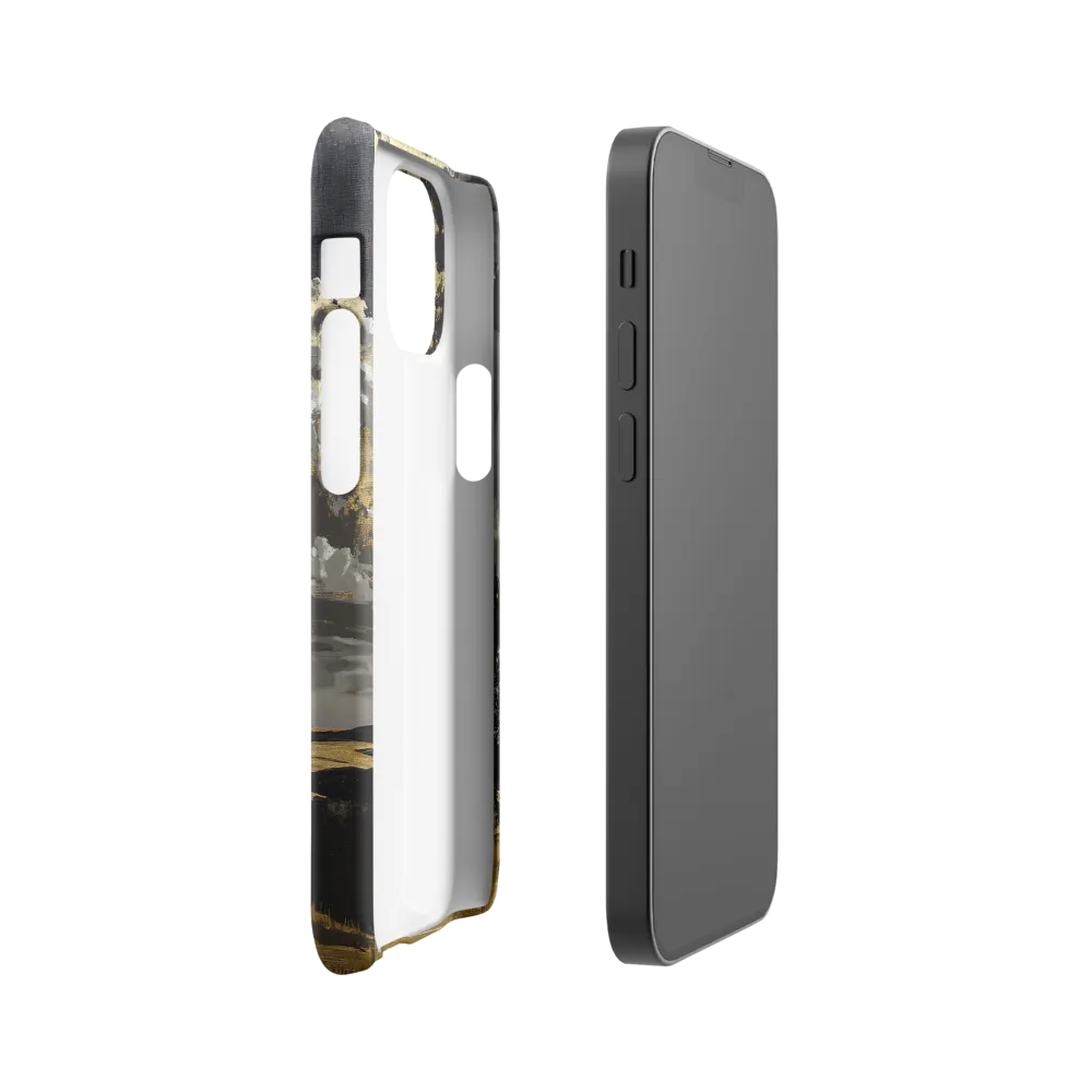 Golden Serenity in a Dramatic Sky | Phone Case |  13 Mini | Snap Case | Glossy
