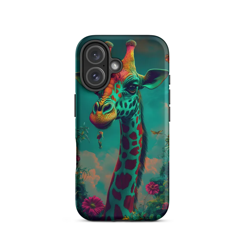 Whimsical Giraffe Among Blossoms | Phone Case