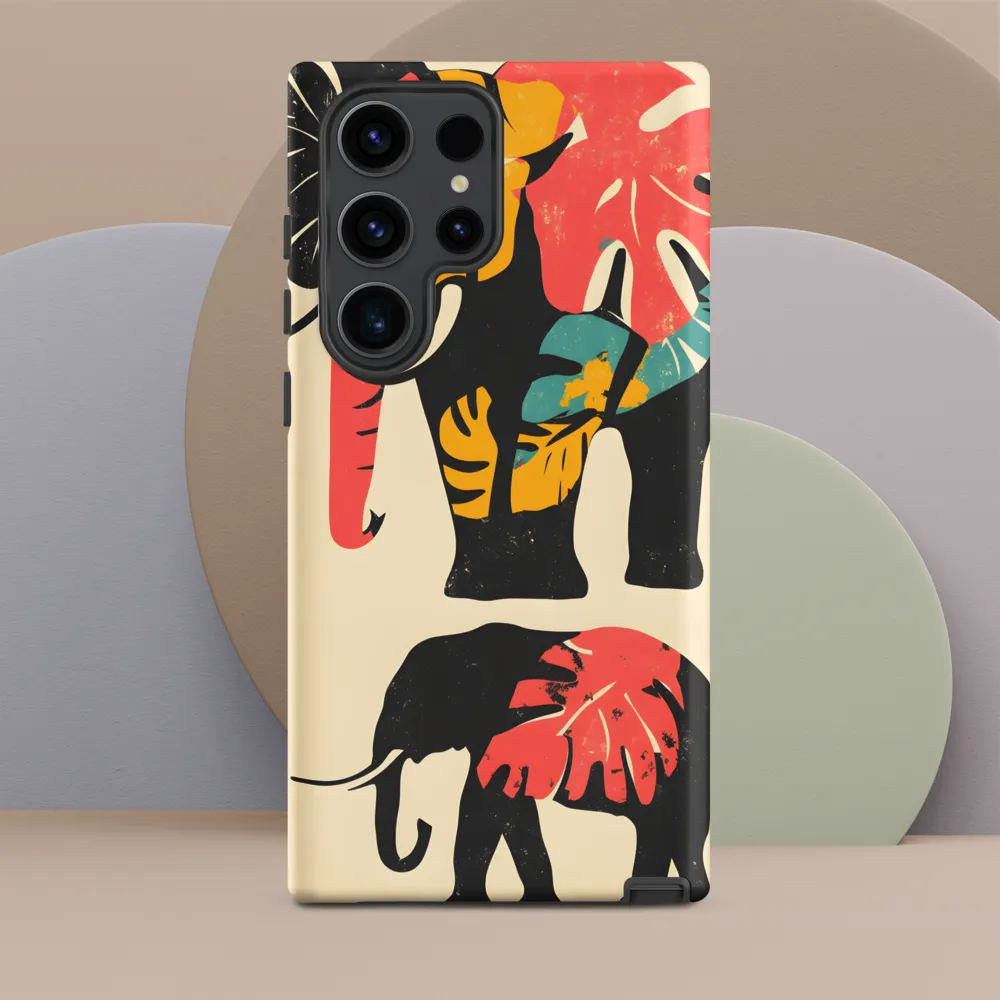 Tropical Elegance: The Elephant's Dance