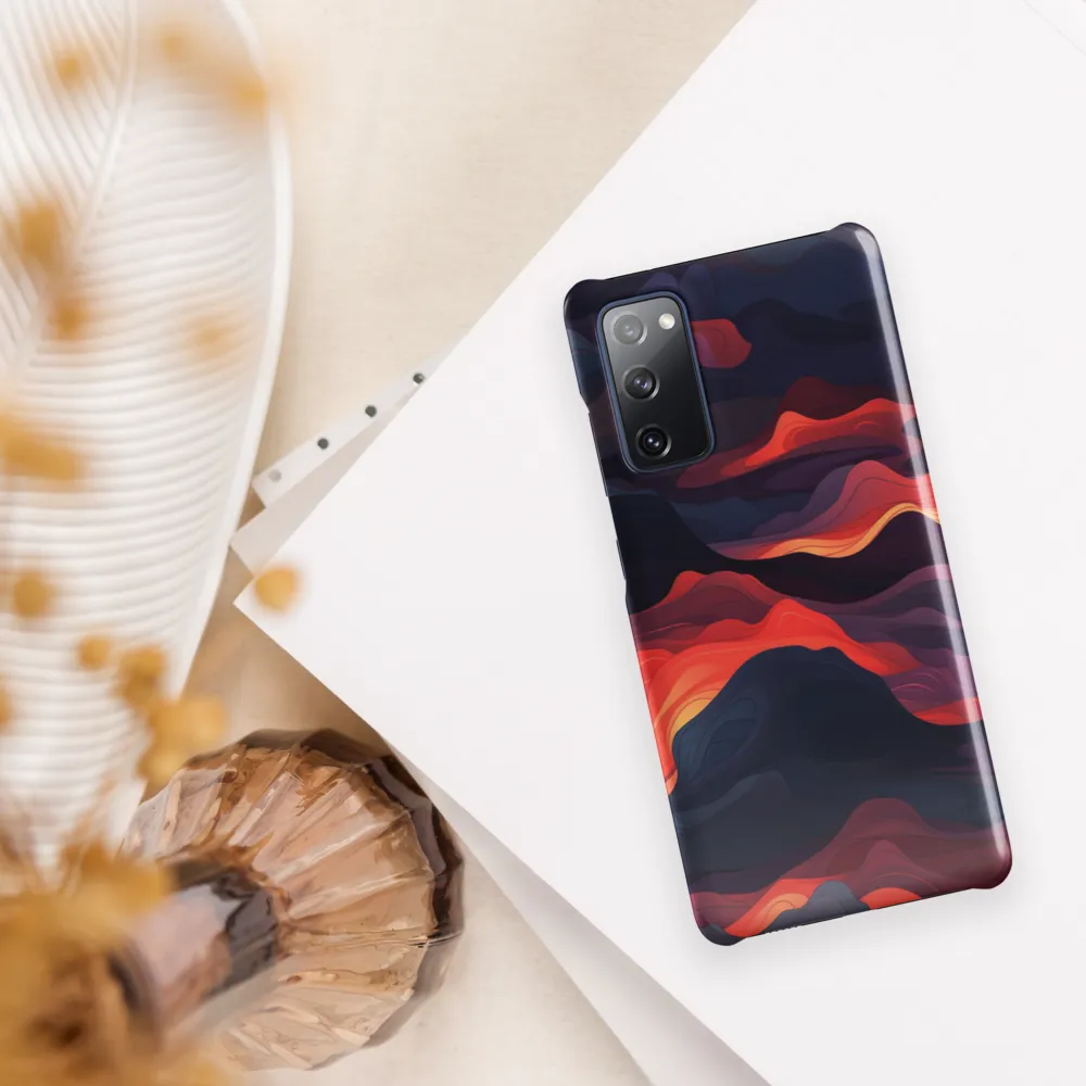 Ethereal Waves of Color | Phone Case |  S20 FE | Snap Case | Glossy