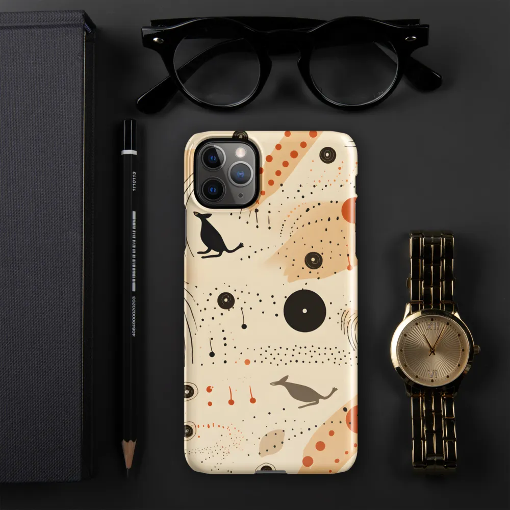 Playful Patterns in Earth Tones | Phone Case |  11 Pro Max | Snap Case | Glossy