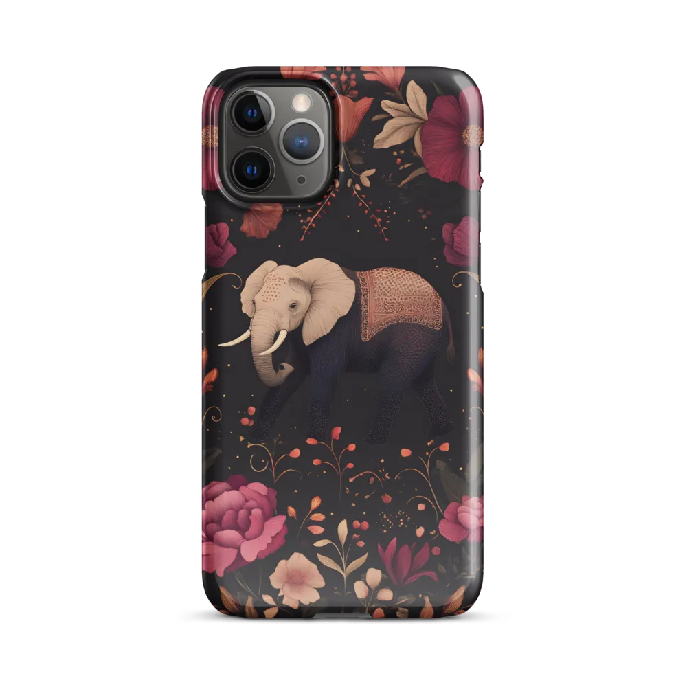 Whispers of the Wild: Elephants and Blooms