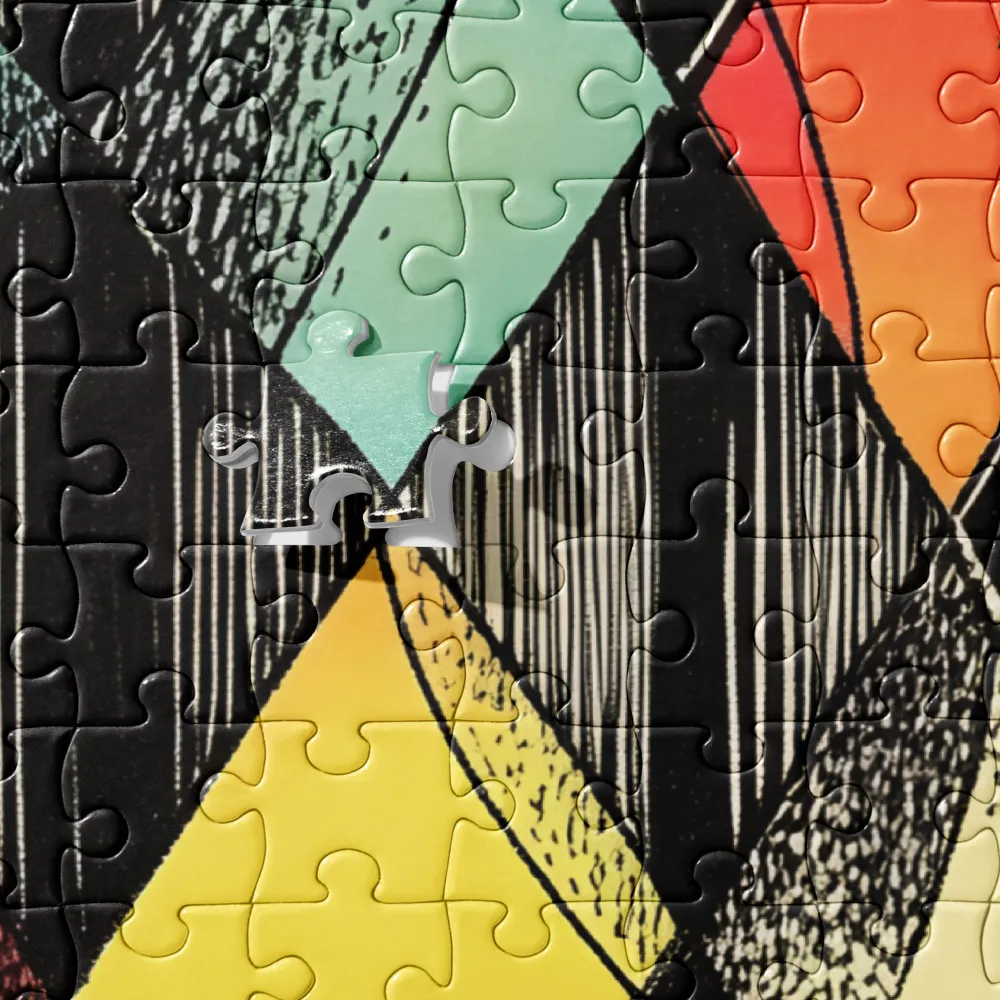 Dynamic Geometric Abstraction | Jigsaw Puzzle | 252 pieces