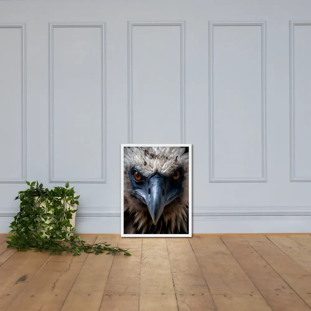The Gaze of Strength | Poster with White Frame | 18″×24″