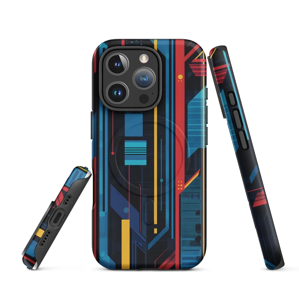 Symphony of Lines | Phone Case |  16 Pro | MagSafe® Tough Case | Matte