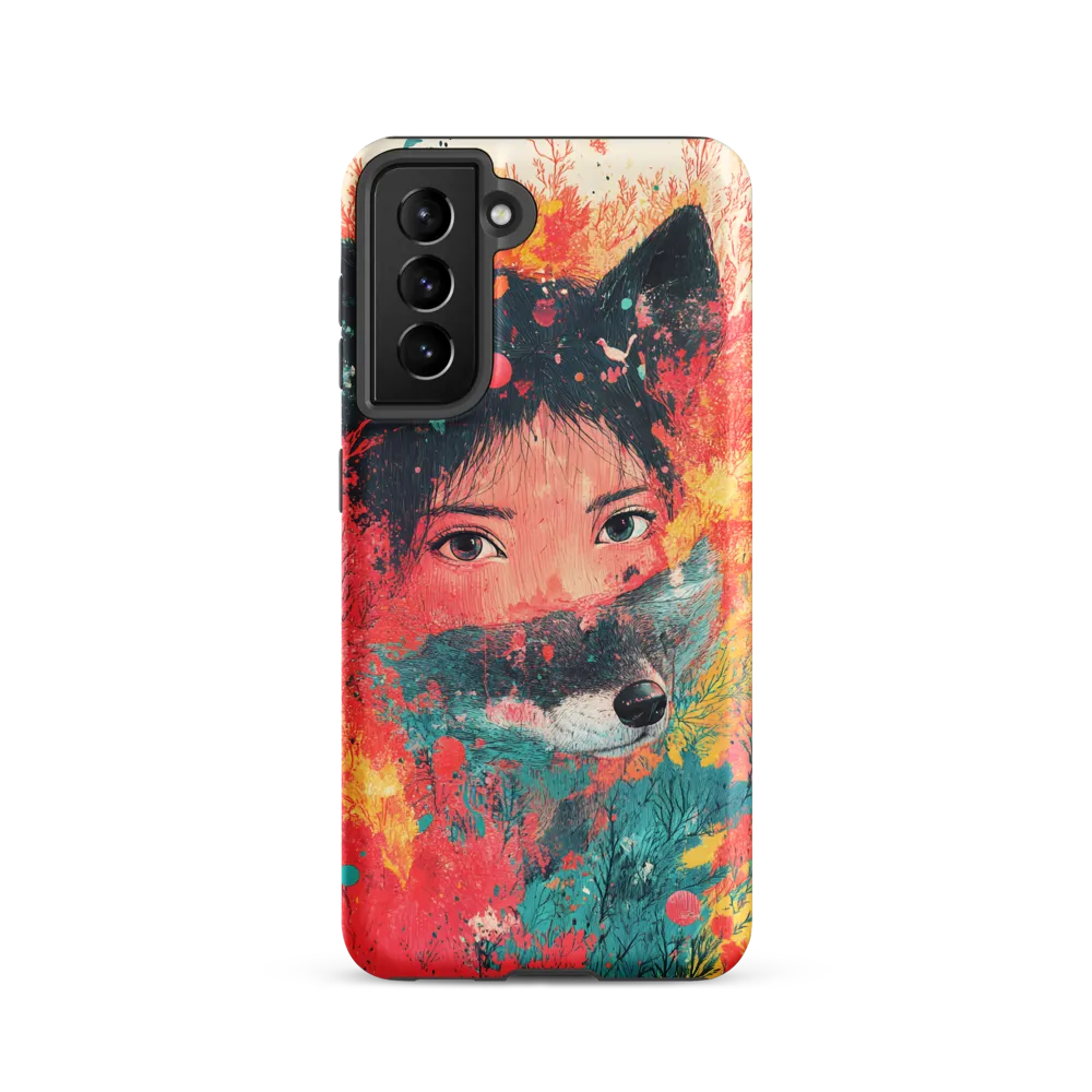 Harmony of Spirit: Girl and Wolf