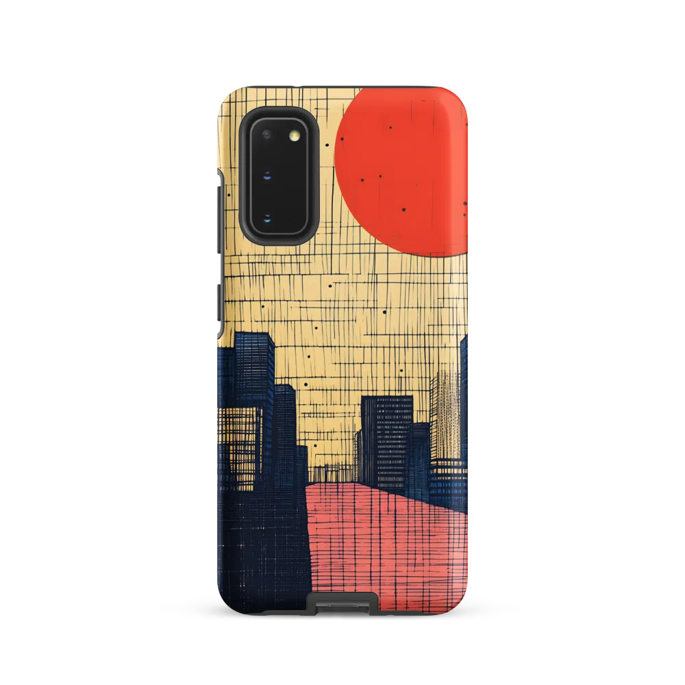Urban Echoes: A Minimalist Cityscape