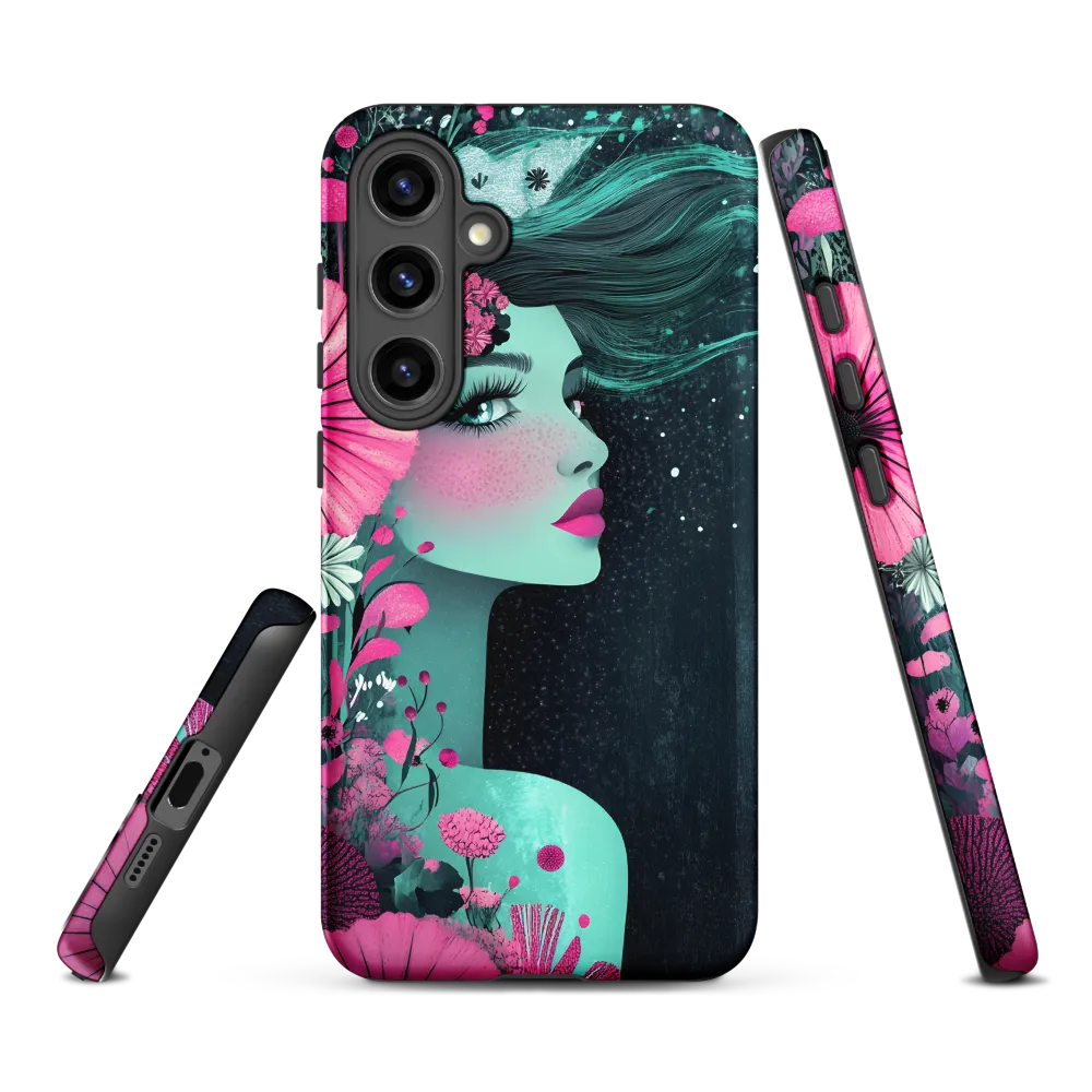 Floral Harmony: Portrait of Serenity