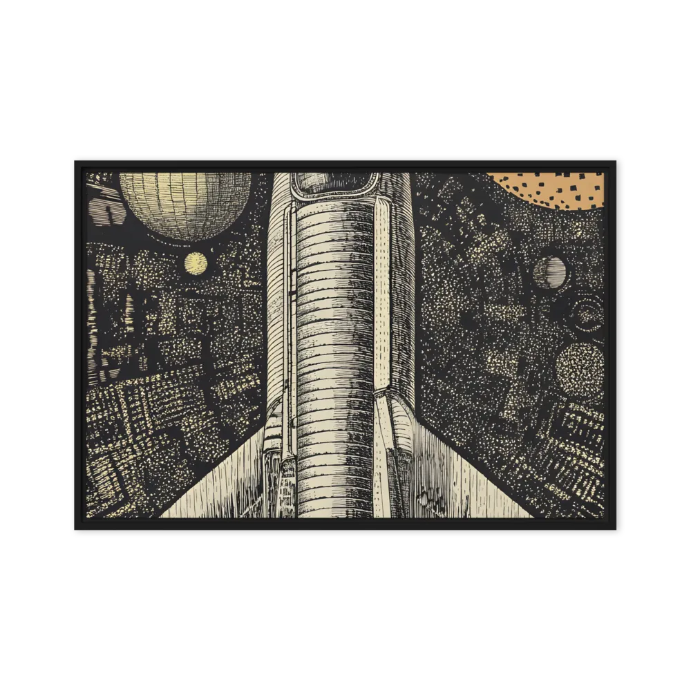 Voyage to the Unknown | Canvas with Black Frame | 20″×30″
