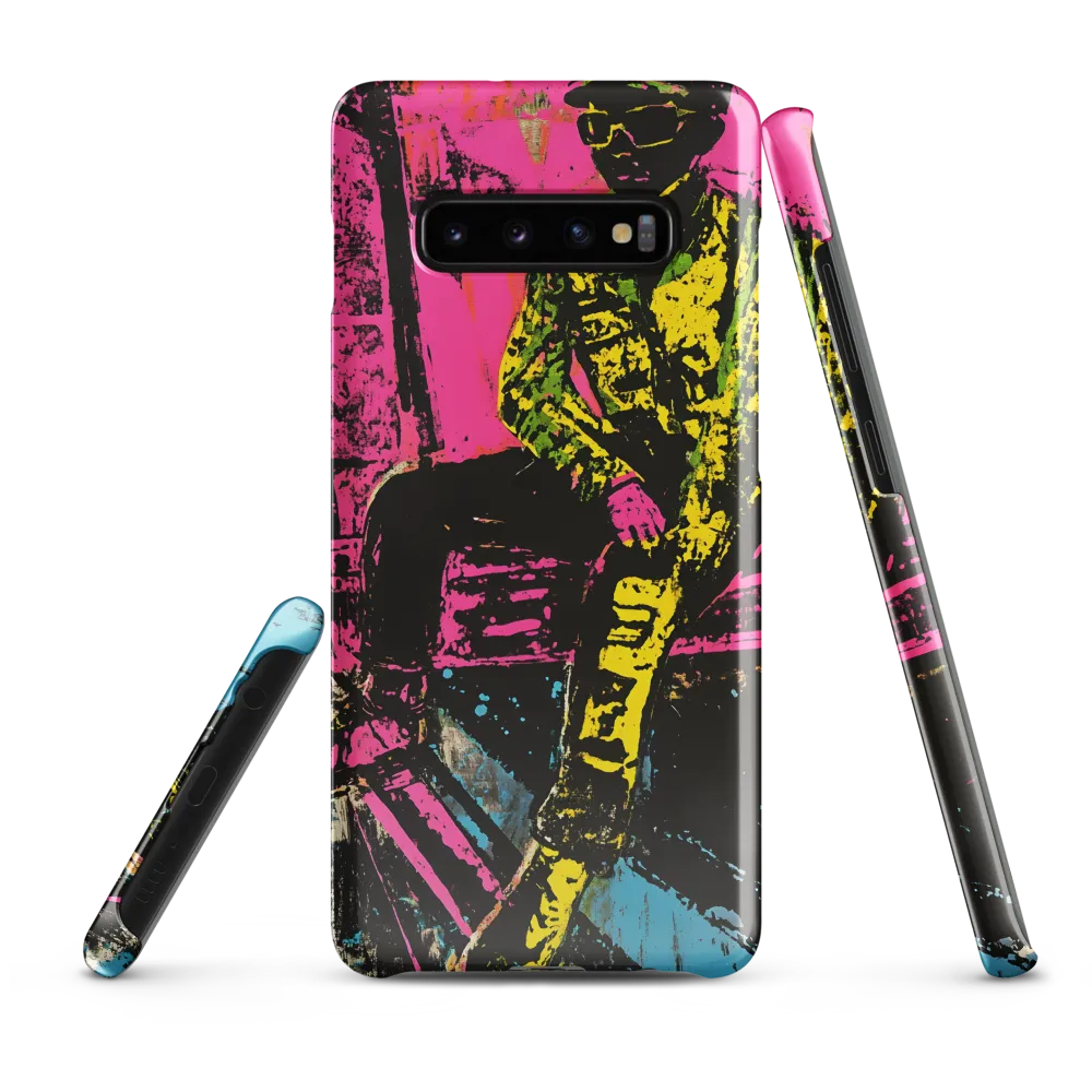 Neon Reflections | Phone Case |  S10 Plus | Snap Case | Glossy