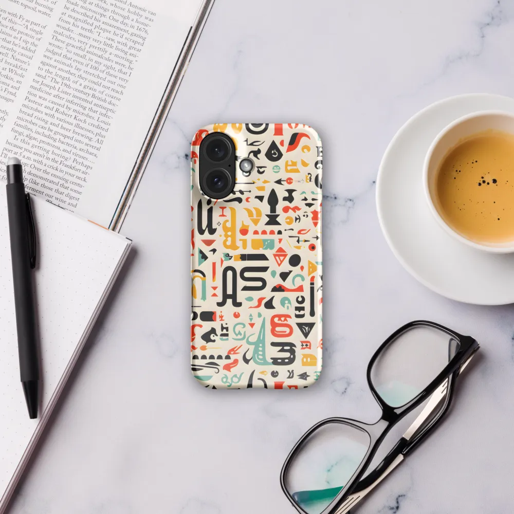 A Symphony of Symbols | Phone Case |  16 | Snap Case | Glossy