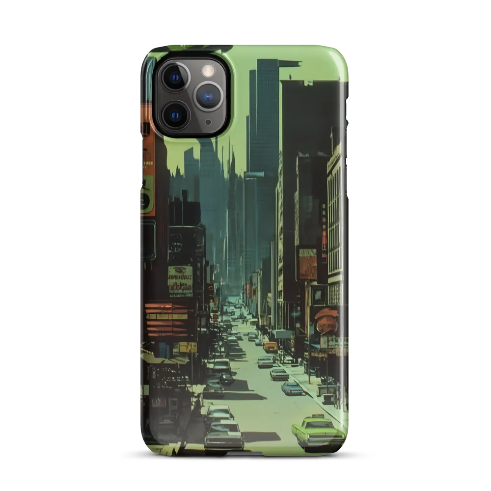 Nostalgic Futurism in Urban Splendor | Phone Case |  11 Pro Max | Snap Case | Glossy