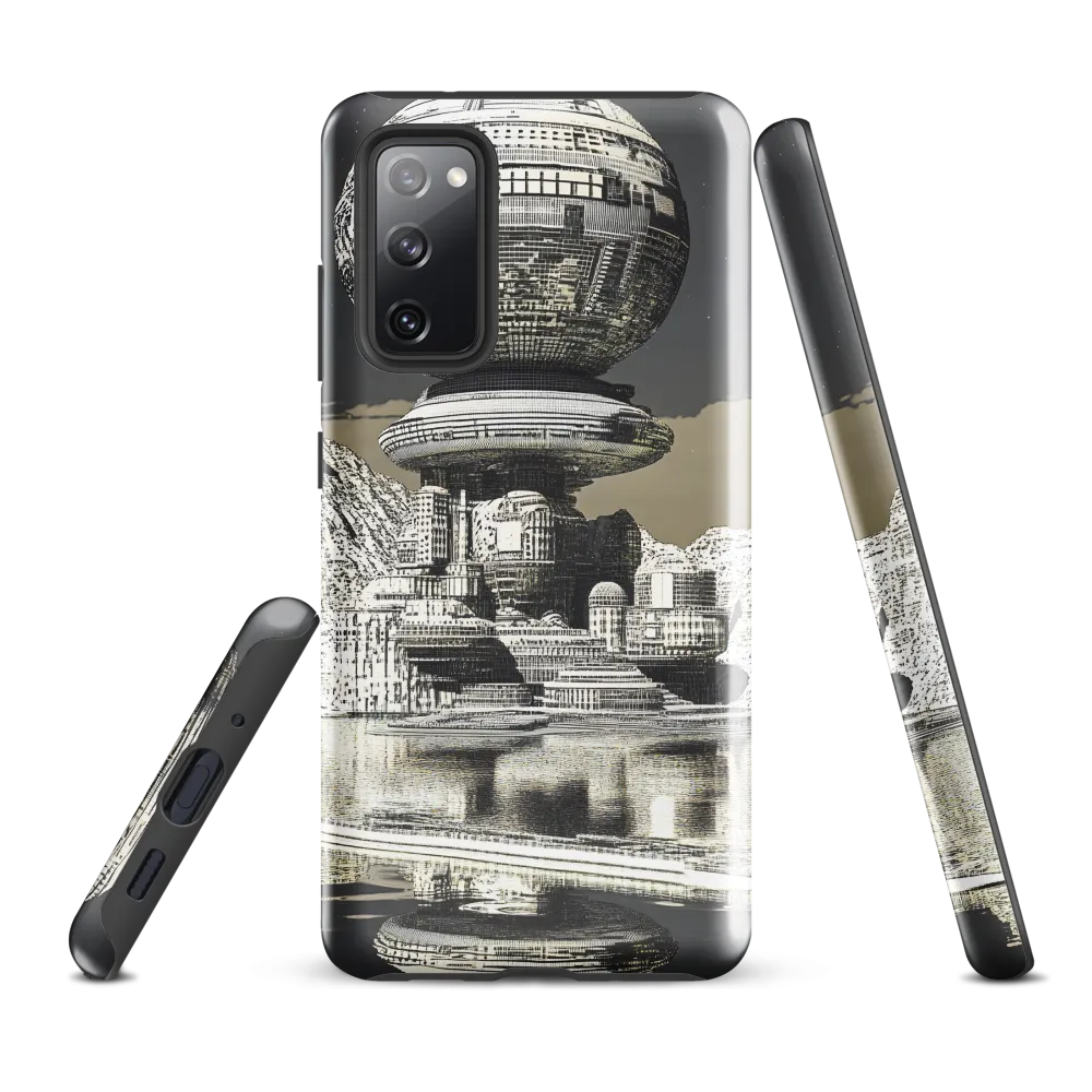 Reflections of a Futuristic Dreamscape | Phone Case |  S20 FE | Tough Case | Glossy