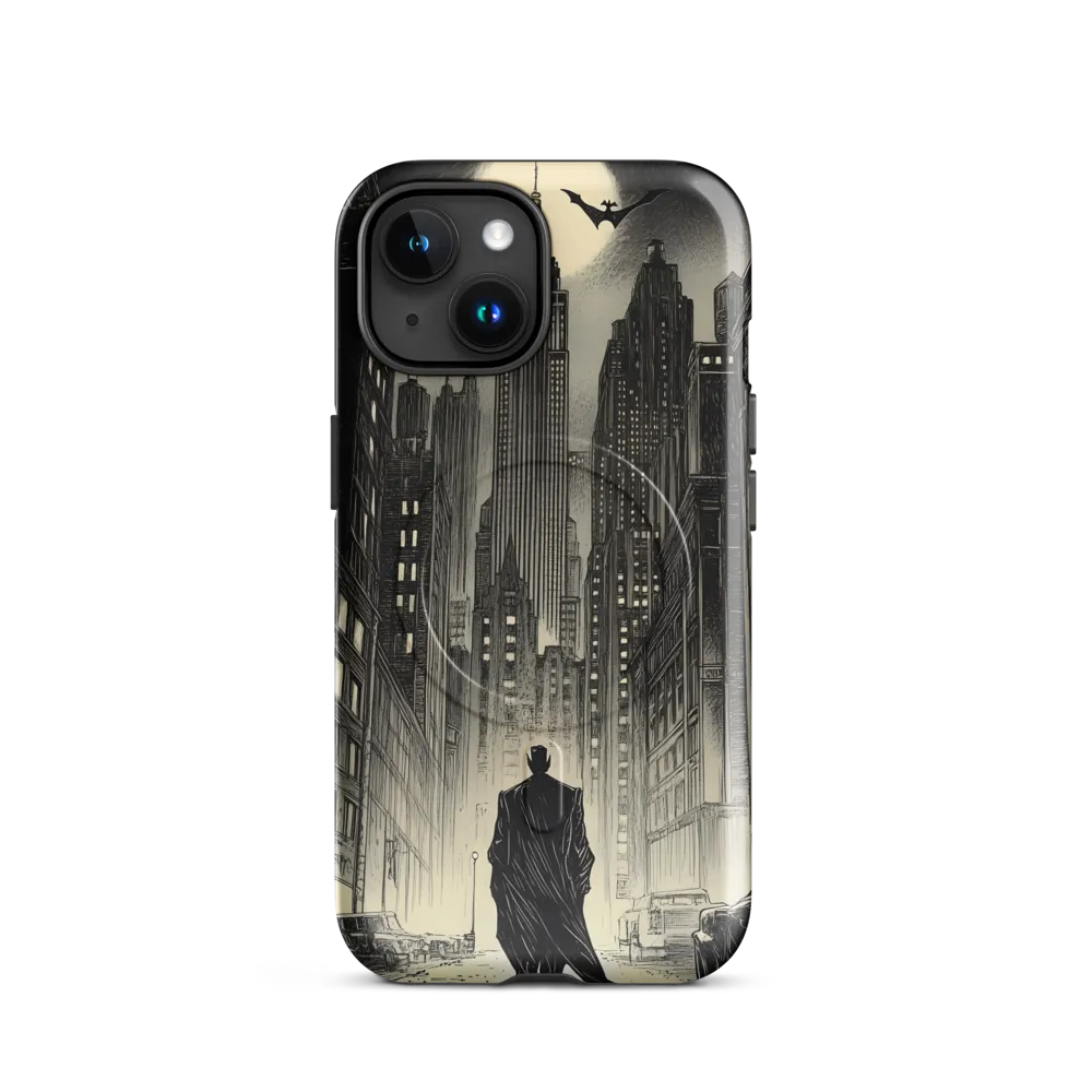 Shadows of the Gotham Night | Phone Case |  15 | MagSafe® Tough Case | Glossy