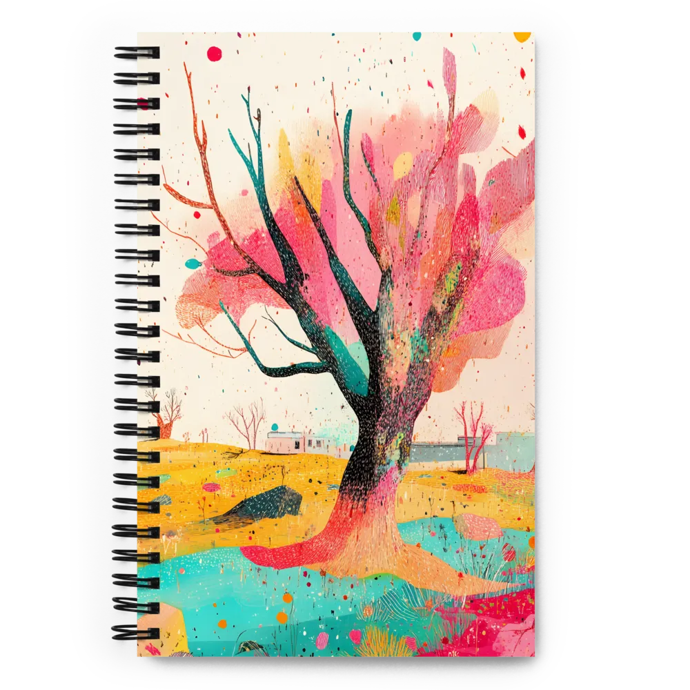 Whispers of a Colorful Tree | Spiral Notebook