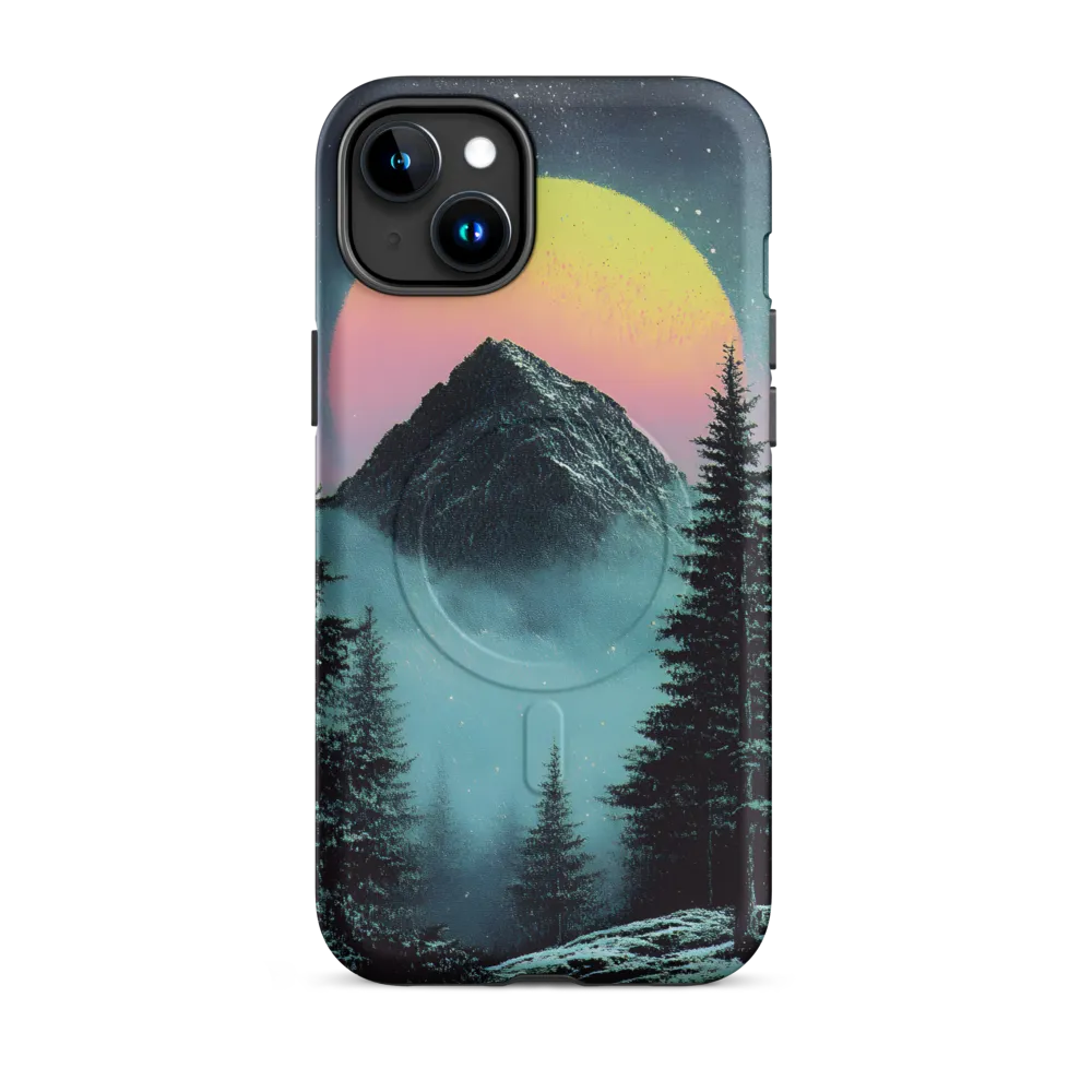 Ethereal Peaks Under Celestial Lights