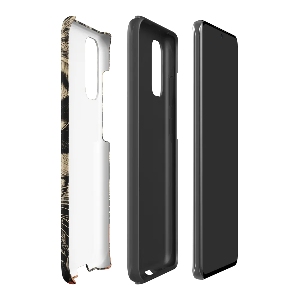 Feline Majesty: The Human-Leopard Connection | Phone Case |  S20 Plus | Tough Case | Matte