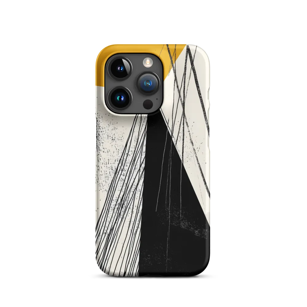 Black Triangle with Linear Strands