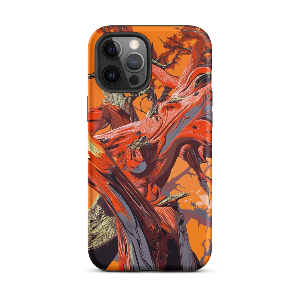 Life in Motion: An Abstract Tree | Phone Case |  12 Pro Max | Tough Case | Matte