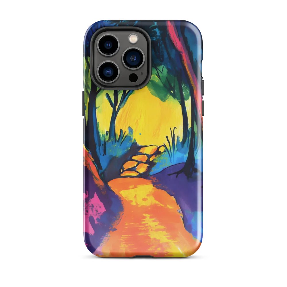 Path Through a Vibrant Forest