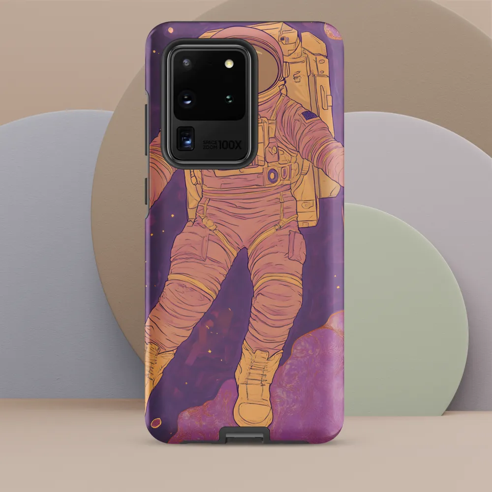 Floating Through the Cosmos | Phone Case |  S20 Ultra | Tough Case | Matte