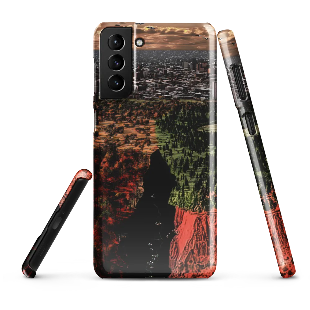 Harmony and Dissonance: A Landscape of Contrasts | Phone Case |  S21 Plus | Snap Case | Glossy