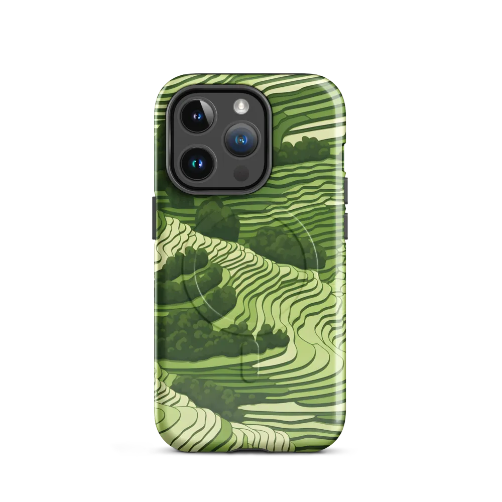 Waves of Green: An Abstract Landscape